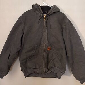 Men’s Carhartt Heavy Jacket with Hood- Grey